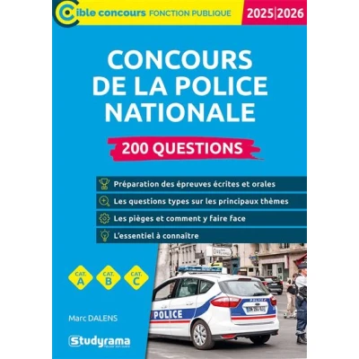 Image de Concours de la police nationale 200 questions
