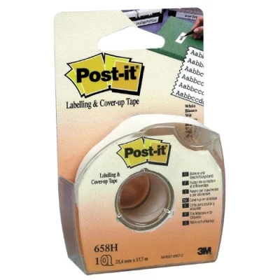 Image de Post it Ruban de masquage et marquage 6 lignes 25mmx17,7m Dévidoir plastique avec couteau