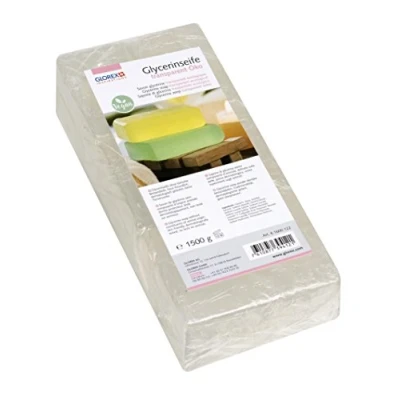 Afbeelding van Glorex 6 1600 122 gecertificeerd glycerinezeep, transparant, 1500 g