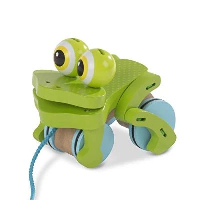 Afbeelding van Melissa &amp; Doug Houten Trek Kikker