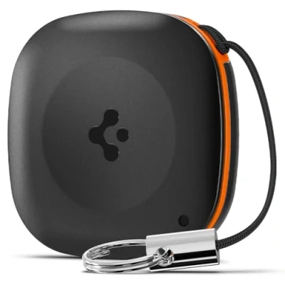 Afbeelding van Spigen Tag Me Bluetooth artikelzoeker, compatibel met Apple app (alleen iOS en MacBook) (1 stuk) zwart