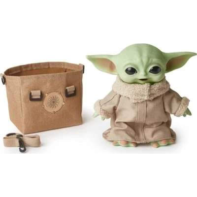 Image de Star Wars : Figurine peluche Grogu sonore avec sacoche