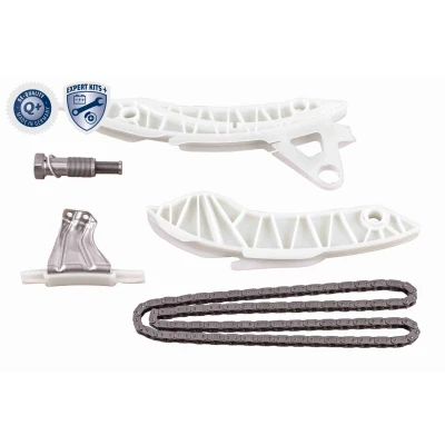 Afbeelding van VAICO V20 10001 BEK Distributiekettingset Met draagrails, kettingspanner voor nokkenas Simplex, Gesloten ketting MINI: Hatchback, Countryman
