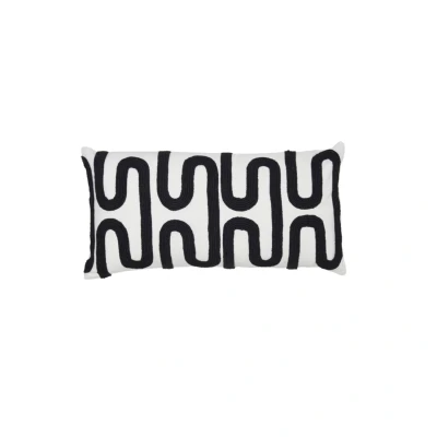 Afbeelding van Light &amp; Living Kussen OSHAWA 60x30cm Zwart