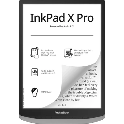 Afbeelding van PocketBook InkPad X Pro eBook reader 26.2 cm (10.3 inch) Grijs