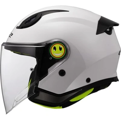 Afbeelding van LS2 Helm Funny II Solid OF622 wit maat M