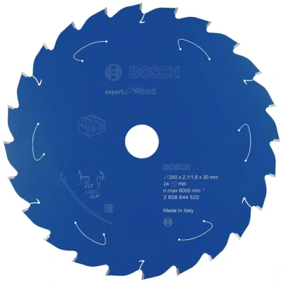 Afbeelding van Bosch Accessories Expert for Wood 2608644686 Cirkelzaagblad 254 x 30 1.6 mm Aantal tanden: 48 1 stuk(s)