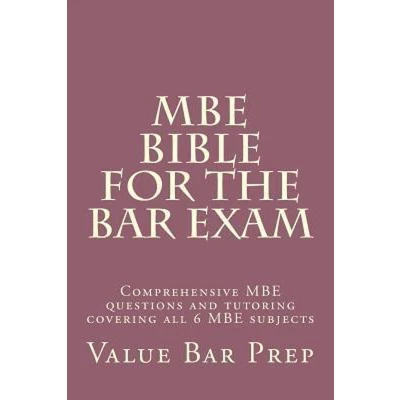 Afbeelding van MBE Bible For The Bar Exam