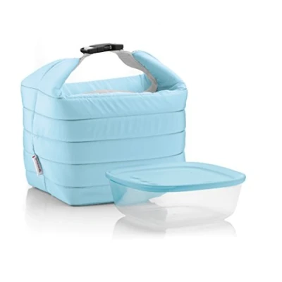 Afbeelding van Guzzini On the Go Thermotas + 1 schaal Lichtblauw