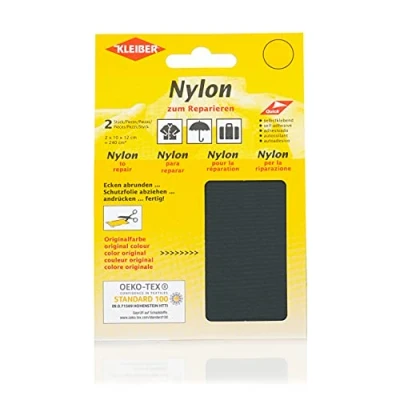 Afbeelding van Kleiber Zelfklevende nylon stof voor reparatie, grijs