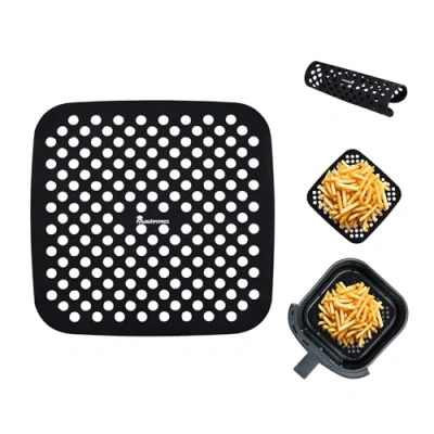 Afbeelding van Baking mat Masterpro bgmp 7701 Zwart Siliconen 19 x cm (2 Stuks)