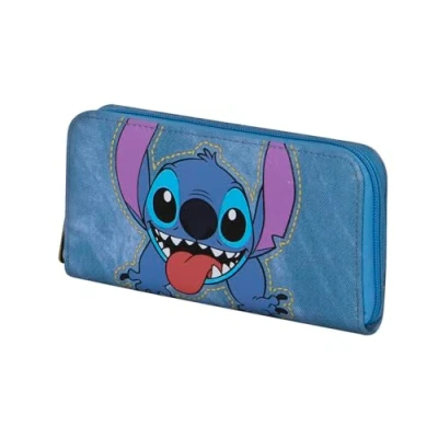 Afbeelding van Karactermania Disney Lilo en Stitch Geldbeugel Essentiele Portemonnee Blauw