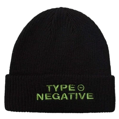 Afbeelding van Type O Negative Text Logo Beanie Muts Zwart