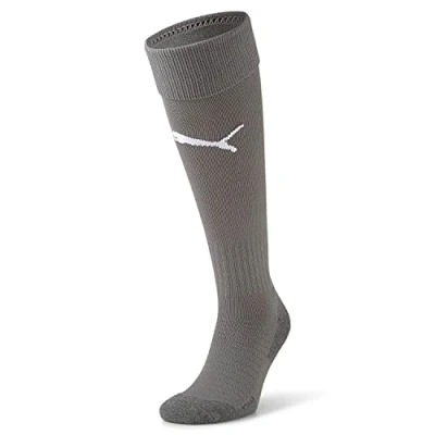 Image de PUMA Homme Chaussettes de football Team Liga Socks Core, Fumé Pearl White, 3