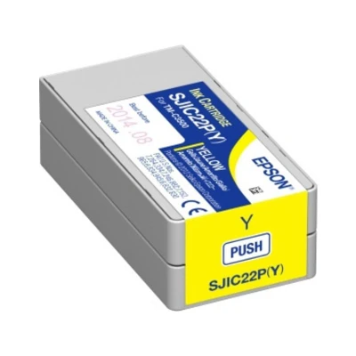 Afbeelding van Epson SJIC22P(Y) C33S020604 Inktcartridge Geel