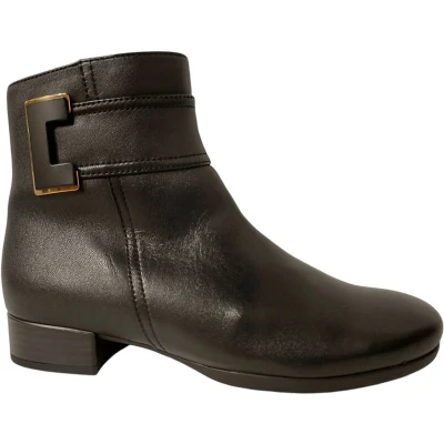 Afbeelding van Gabor 712 Enkellaarsjes Enkelboots met rits Dames Zwart Maat 42,5