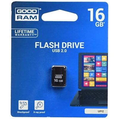 Afbeelding van USB stick GoodRam UPI2 Zwart 16 GB