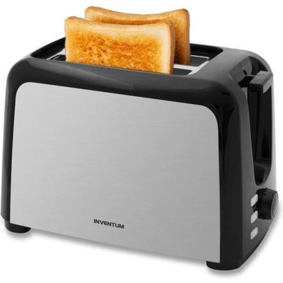 Afbeelding van Broodrooster, 750 watt, zwart/rvs