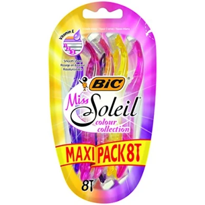 Afbeelding van BIC Miss Soleil Colour Collection Scheerapparaat voor dames, maxi set, 8 stuks
