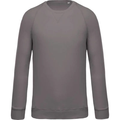 Afbeelding van Kariban Herensweater BIO ronde hals raglanmouwen K480 Storm Grey