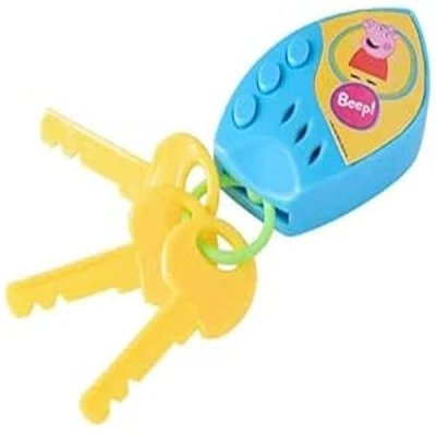 Afbeelding van HTI Peppa Pig elektronische toetsen voor auto, geluid, 1384026