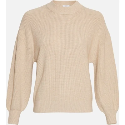 Afbeelding van MSCH Copenhagen Mschacentia Rachelle Pullover Truien &amp; vesten Dames Sweater Hoodie Vest Zand Maat M/L