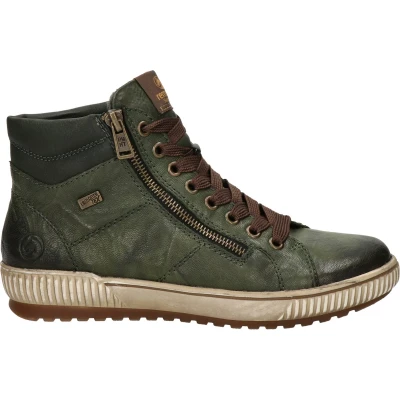 Afbeelding van Remonte Dames Stiefeletten Bruin Laarzen, Groen