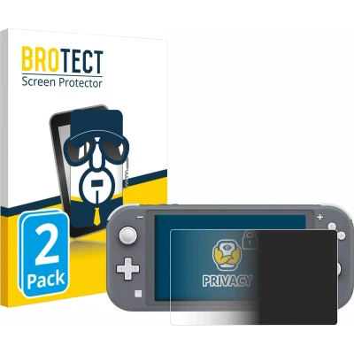 Afbeelding van BROTECT Anti spionnetje privacyfolie Beschermfolie tegen Blauw licht (Switch Lite), Andere spelaccessoires,