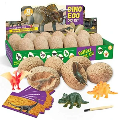 Afbeelding van Dinosaurus Egg Toy Opgraven Dino Ei Speelgoed Party Dinosaur Figuren Braben Kit Opgravingsset Archeologie