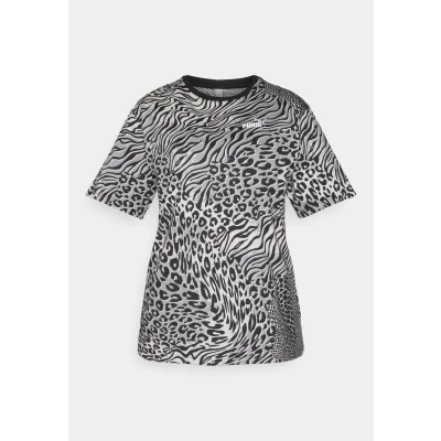 Afbeelding van Essentials Graphic Animal relaxed shirt voor Dames, Zwart, Maat XS PUMA