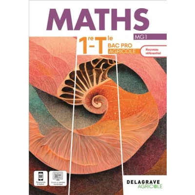 Image de Maths 1re, Tle Bac Pro Enseignement Agricole (2023) Pochette élève