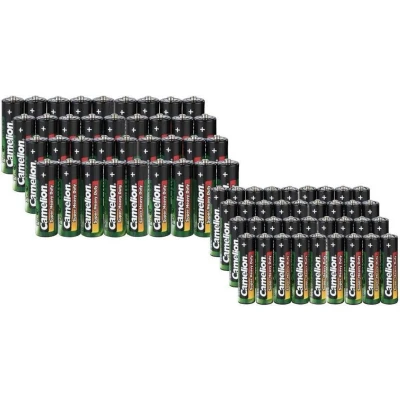 Afbeelding van Camelion Super Heavy Duty Combipack AA/AAA Batterij 1.5V 72 stuks