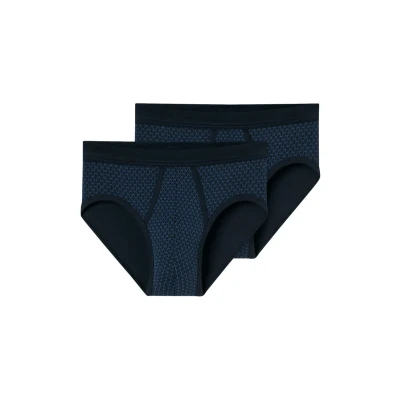Afbeelding van Schiesser 2PACK Attraktive Original Classics Slip, Heren, Maat: 3XL, Nachtblau