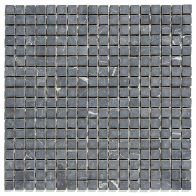 Afbeelding van The Mosaic Factory Natural Stone Marmer Vierkant Nero Anticato