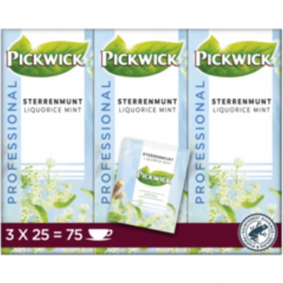 Afbeelding van Thee pickwick sterrenmunt 25x2gr met envelop