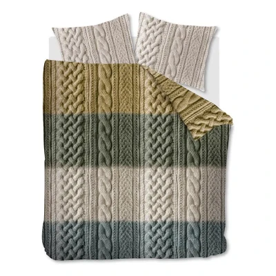 Afbeelding van Ariadne at Home Snug Dekbedovertrek Tweepersoons 200x200/220 cm Oker