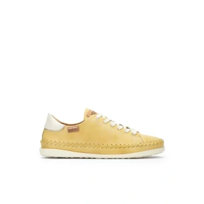 Afbeelding van Pikolinos Soller dames sneaker geel maat 35 (EU) 2 (UK)