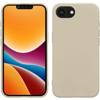 Afbeelding van kwmobile telefoonhoesje geschikt voor Apple iPhone SE 2025 / 4 4. Generation Hoesje smartphone Back cover in crème