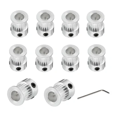 Afbeelding van BZ 3D GT2 katrol 20 tanden 8 mm boring 10 breedte tandkatrol voor printer CNC 9 mm/10 tandriem
