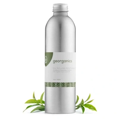 Afbeelding van Georganics Organic Oil Pulling Mondspoeling Tea Tree 275 ml
