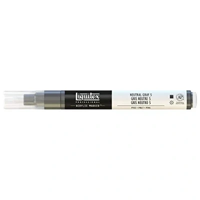 Afbeelding van Liquitex Marker, fijne punt, neutraal grijs N 5