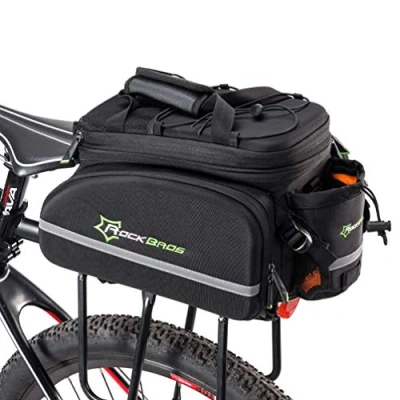 Afbeelding van ROCKBROS Fietstassen voor Bagagedragers, Waterdichte Bagagedragertas met Regenhoes, Transporttas 17 35L Schouderband en Handvat