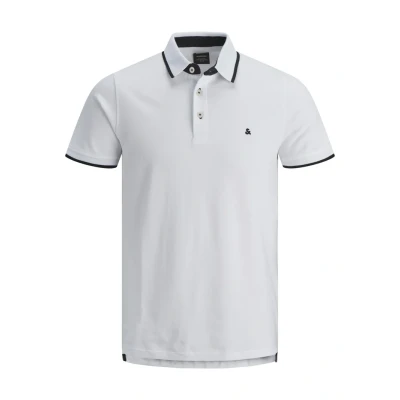 Afbeelding van Jack &amp; Jones Paulos Poloshirt, Heren, Maat: 3XL, White