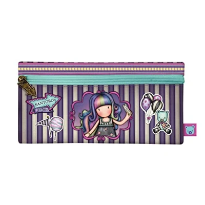 Afbeelding van Schoolpennenzak Gorjuss Up and away Paars (22 x 11 1.5 cm)