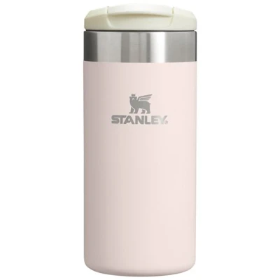 Afbeelding van Stanley Thermosfles / Thermosbeker The AeroLight Transit Bottle Rose Quartz 350 ml