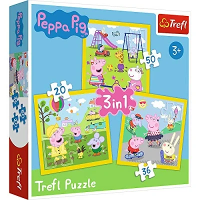 Afbeelding van Peppa Pig 3 in 1 Puzzel 5900511348491