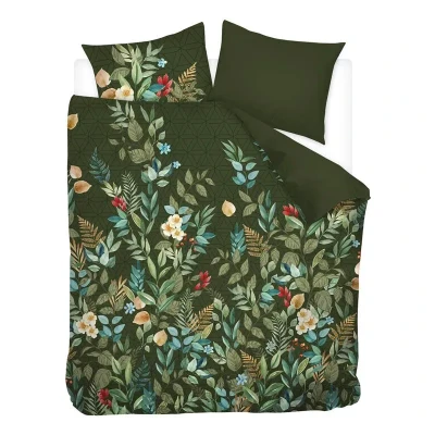 Afbeelding van Snoozing Zahra Dekbedovertrek Tweepersoons 200x200/220 cm Groen
