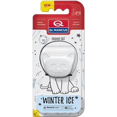 Afbeelding van Dr. Marcus Winter Ice Cosmic Cat autogeurtje met neutrafresh technologie Luchtverfrisser auto Tot 45 dagen geurverspreiding 20 Gram