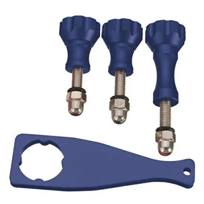 Image de KSIX bxgo25 Clé Multi Fonction En Aluminium (pour Go Pro et camaras sportives, avec 3 vis) couleur bleu