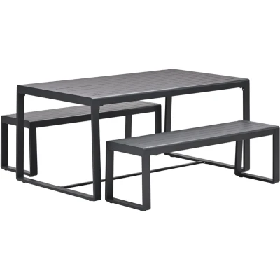 Afbeelding van Amada picknick set carbon black